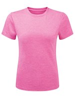 Women’s TriDri® Ion-Charge recycled textured tee – Pink Melange
