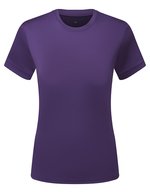 Women’s TriDri® Ion-Charge recycled textured tee – Purple