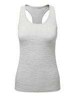 Women´s Recycled Seamless ´3D Fit´ Multi-Sport Flex Vest – Gris frais Melange