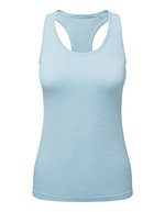 Women´s Recycled Seamless ´3D Fit´ Multi-Sport Flex Vest – Bleu ciel Melange