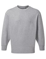 Unisex TriDri® oversized sweatshirt – Chine Gris