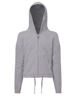 Kids Recycled Cropped Oversize Full-Zip Felpa con cappuccio – Bild 3