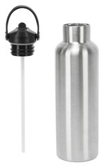 TriDri® Vacuum Sports Water Bottle With Flip Up Straw – Bild 4