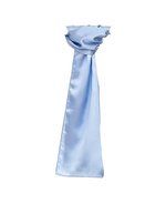 TYTO Satin-Krawatte in Pastellfarben 85 g/m², Gold 120 x 25cm, TT601 – Light Blue