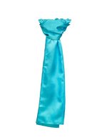 TYTO Satin-Krawatte in Pastellfarben 85 g/m², Gold 120 x 25cm, TT601 – Turquoise