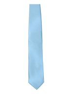 TYTO Satin-Krawatte 8,5 cm in Geschenkbox, Black 144 x 8,5cm, TT901 – Light Blue