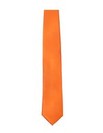 TYTO Satin-Krawatte 8,5 cm in Geschenkbox, Black 144 x 8,5cm, TT901 – Orange