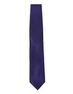 TYTO Satin-Krawatte 8,5 cm in Geschenkbox, Black 144 x 8,5cm, TT901 – Purple