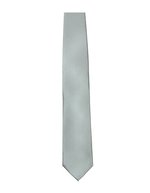 TYTO Satin-Krawatte 8,5 cm in Geschenkbox, Black 144 x 8,5cm, TT901 – Silver