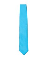 TYTO Satin-Krawatte 8,5 cm in Geschenkbox, Black 144 x 8,5cm, TT901 – Turquoise