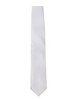 TYTO Satin-Krawatte 8,5 cm in Geschenkbox, Black 144 x 8,5cm, TT901 – White