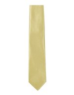 TYTO Handgefertigte Twill-Krawatte in Pastell, Black 144 x 8,5cm, TT902 – Gold