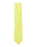TYTO Handgefertigte Twill-Krawatte in Pastell, Black 144 x 8,5cm, TT902 – Lemon