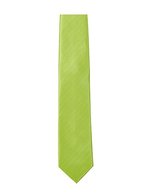 TYTO Handgefertigte Twill-Krawatte in Pastell, Black 144 x 8,5cm, TT902 – Lime