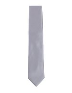 TYTO Handgefertigte Twill-Krawatte in Pastell, Black 144 x 8,5cm, TT902 – Silver