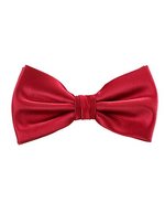 TYTO Satin Krawatte mit Hakenverschluss – Burgundy