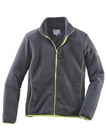 Men´s Professional Fleece Jacket – Black/Lime