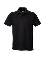 Unisex Short-Sleeved Polo Shirt – Black