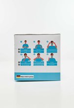 Virshields® Medizinische Gesichtsmaske Typ IIR, 50 Stück, Blue 175 x 90 mm, VS004 – Bild 4