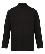 Henbury Rollkragen Langarmshirt Baumwolle Elasthan, Black S, W020 – Bild 3