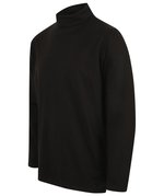 Henbury Rollkragen Langarmshirt Baumwolle Elasthan, Black S, W020 – Bild 6