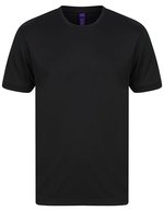 Henbury T-Shirt HiCool® slim fit für Herren – Black