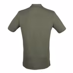 Henbury Baumwoll-Polo mit schmalem Ripp-Kragen, Black XS, W101 – Bild 3