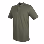 Henbury Baumwoll-Polo mit schmalem Ripp-Kragen, Black XS, W101 – Bild 5