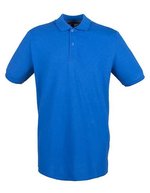 Henbury Baumwoll-Polo mit schmalem Ripp-Kragen, Black XS, W101 – Royal