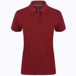 Ladies´ Micro-Fine-Piqué Polo Shirt – Burgundy