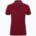 Ladies´ Micro-Fine-Piqué Polo Shirt – Burgundy