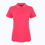 Ladies´ Micro-Fine-Piqué Polo Shirt – Fuchsia