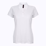 Ladies´ Micro-Fine-Piqué Polo Shirt – White