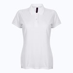 Henbury Ladies´ Micro-Fine-Piqué Polo Shirt Black XXS (W102), W102 – Bianco