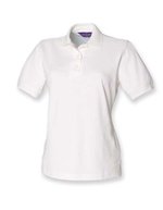 Henbury Polo Shirt aus Baumwolle für Herren – White