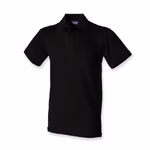 Henbury Stretch Piqué Polo Shirt with Elastane, Navy S, W305 – image 3