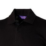 Henbury Stretch-Piqué Polo Shirt mit Elasthan, Black XS, W305 – Bild 4