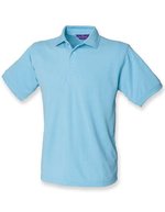 Henbury Klassisches Piqué Polo Shirt 65/35, Fuchsia L, W400 – Cielo