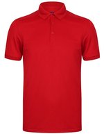 Henbury Slim Fit Polo mit Wicking-Finish für Herren, Bottle M, W460 – Rosso