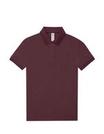 Ladies´ Slim Fit Stretch Polo Shirt + Wicking Finish – Borgogna