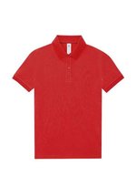 Ladies´ Slim Fit Stretch Polo Shirt + Wicking Finish – Rosso