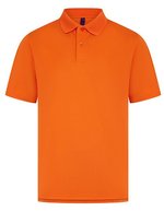 Henbury Men´s Coolplus® Wicking Polo Shirt Black S (W475), W475 – Bright Orange
