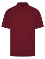 Henbury Men´s Coolplus® Wicking Polo Shirt Black S (W475), W475 – Burgundy