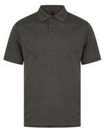 Henbury Men´s Coolplus® Wicking Polo Shirt Black S (W475), W475 – Heather Charcoal
