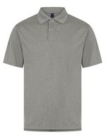 Henbury Men´s Coolplus® Wicking Polo Shirt Black S (W475), W475 – Heather Grey
