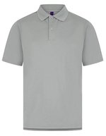 Henbury Men´s Coolplus® Wicking Polo Shirt Black S (W475), W475 – Silver Grey (Solid)