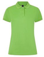 Henbury Polo-Shirt Mikro-Piqué feuchtigkeitsregulierend für Damen, Black L, W476 – Lime Green