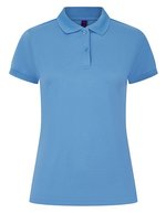 Henbury Polo-Shirt Mikro-Piqué feuchtigkeitsregulierend für Damen, Black L, W476 – Mid Blue