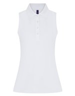 Ladies´ Sleeveless Coolplus® Polo Shirt – White