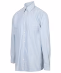 Henbury Classic Oxford Shirt with Button-Down Collar, Blue Oxford 4XL (54), W510 – image 5